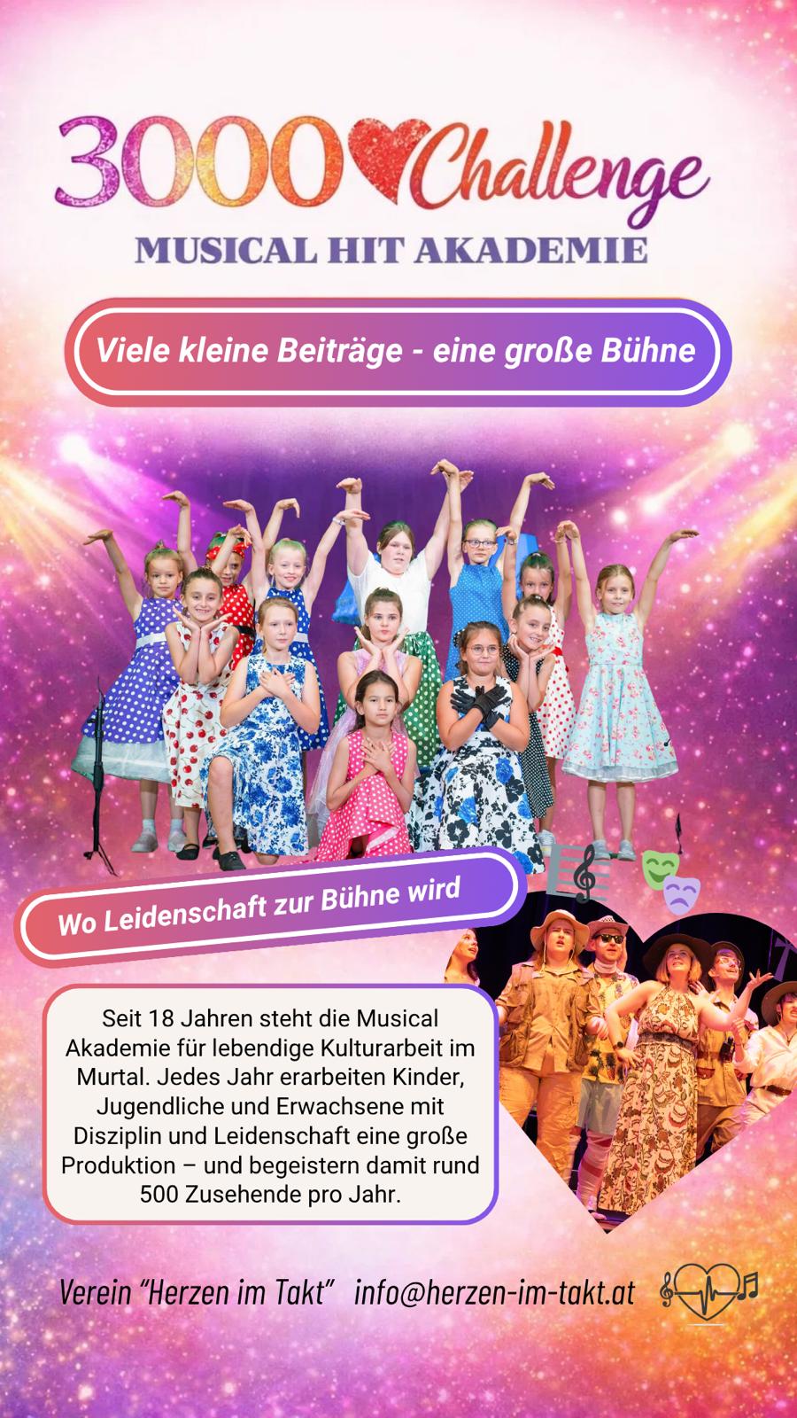 Mach mit bei unserer 3000 Herzen Challenge!